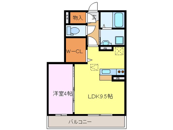 リベルテ・ドゥの物件間取画像